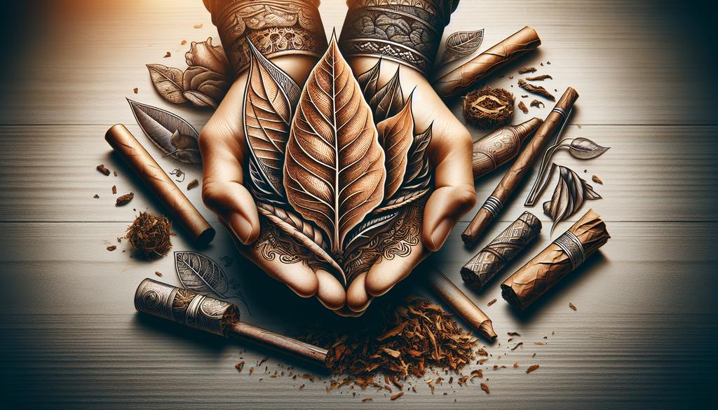 Feuille de tabac brun : saveur riche et caractère distinctif