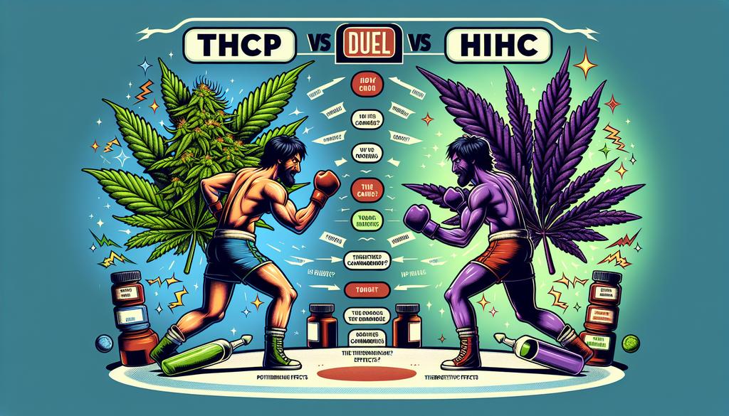 "alt-text": "Duel Cannabinoïde : THCP vs HHC - Découvrez les différences clés entre ces deux composés et choisissez le meilleur pour vous"