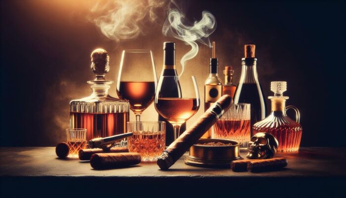 Verre de whisky et cigare pour une dégustation parfaite