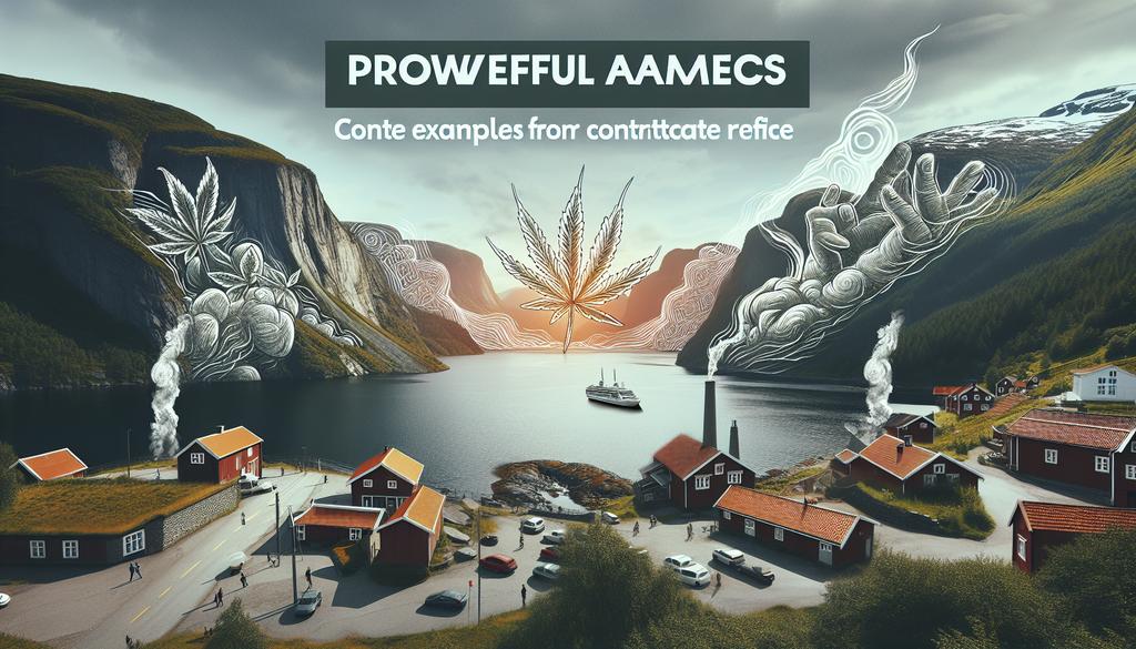 cannabidiol en Norvège effets puissants exemples concrets