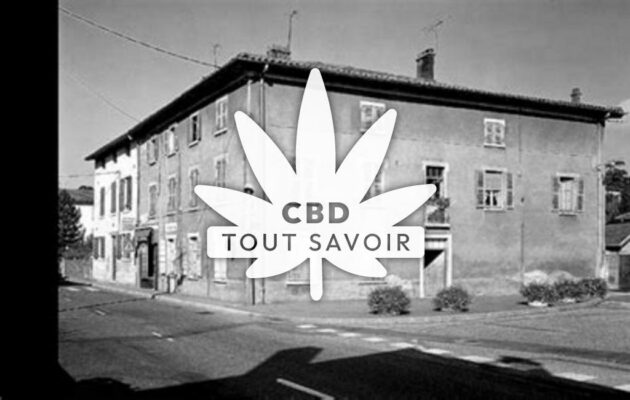 Village à Beauregard avec feuille Cannabis CBD