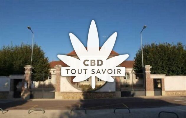 Village à Beon avec feuille Cannabis CBD