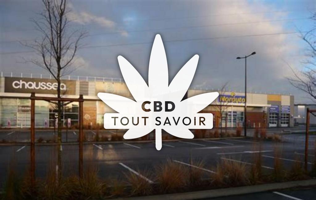 Village à Beynost avec feuille Cannabis CBD