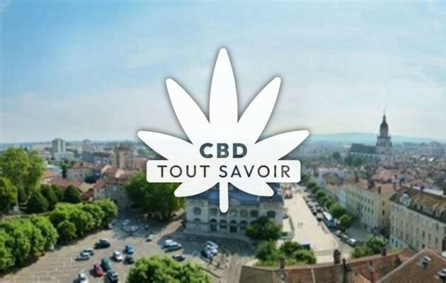 Village à Buellas avec feuille Cannabis CBD