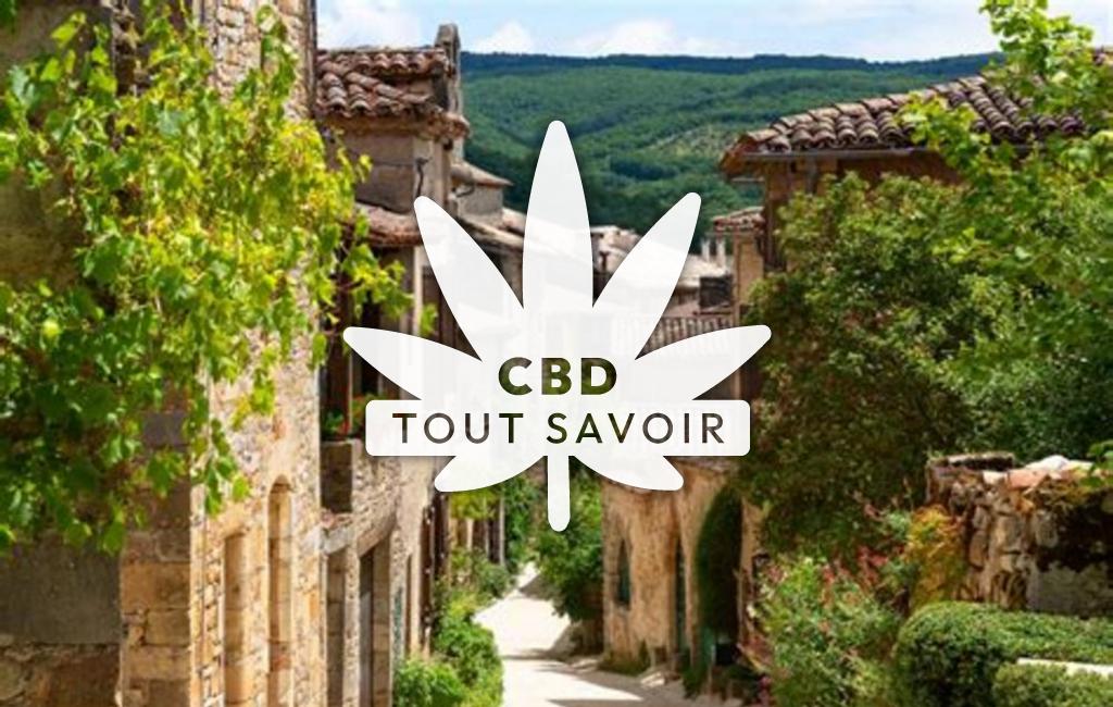 Drapeau Occitanie avec feuille Cannabis CBD