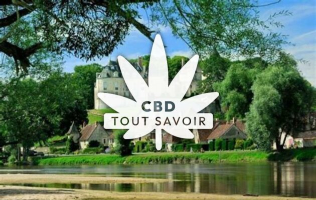 Village à Apremont avec feuille Cannabis CBD