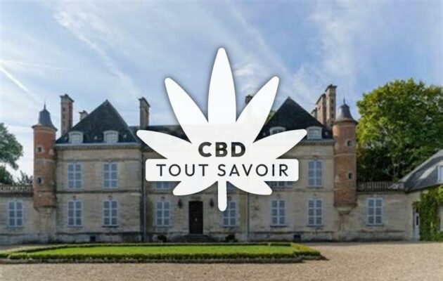 Village à Arrancy avec feuille Cannabis CBD