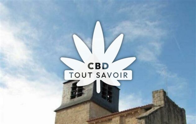 Village à Arronnes avec feuille Cannabis CBD