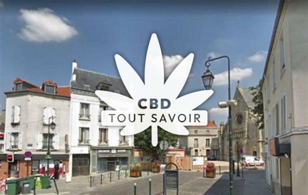 Village à Bagneux avec feuille Cannabis CBD