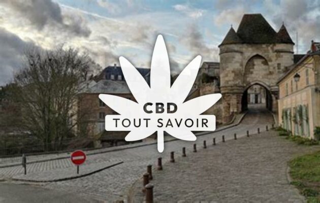 Village à Barenton-Cel avec feuille Cannabis CBD