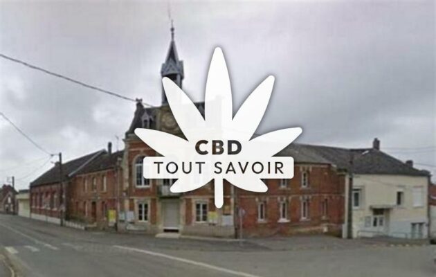 Village à Beaurevoir avec feuille Cannabis CBD