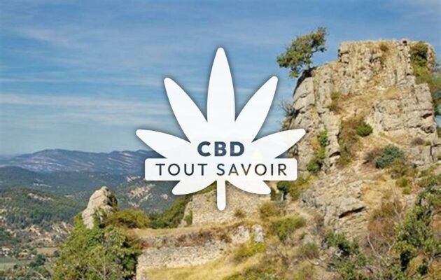 Village à Beynes avec feuille Cannabis CBD