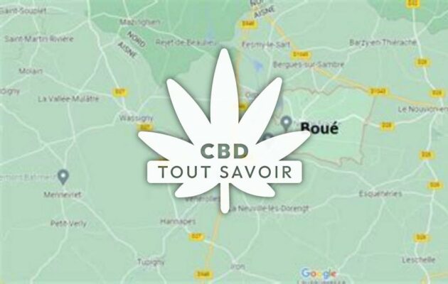 Village à Boue avec feuille Cannabis CBD