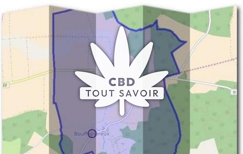 Village à Bouffignereux avec feuille Cannabis CBD