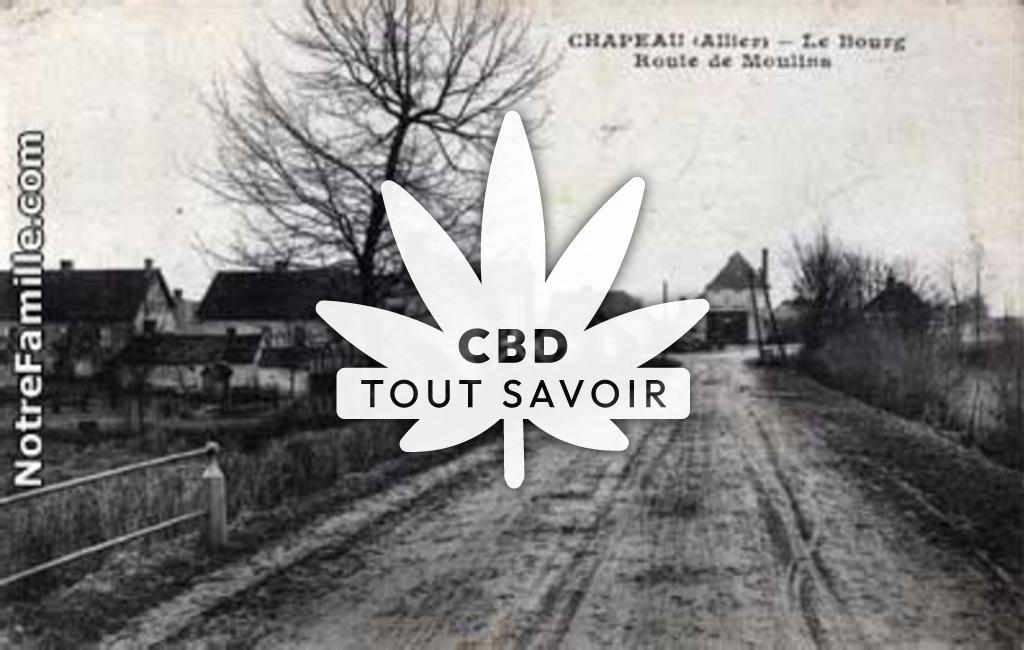 Village à Chapeau avec feuille Cannabis CBD