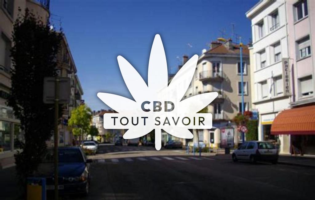 Village à Charmes avec feuille Cannabis CBD