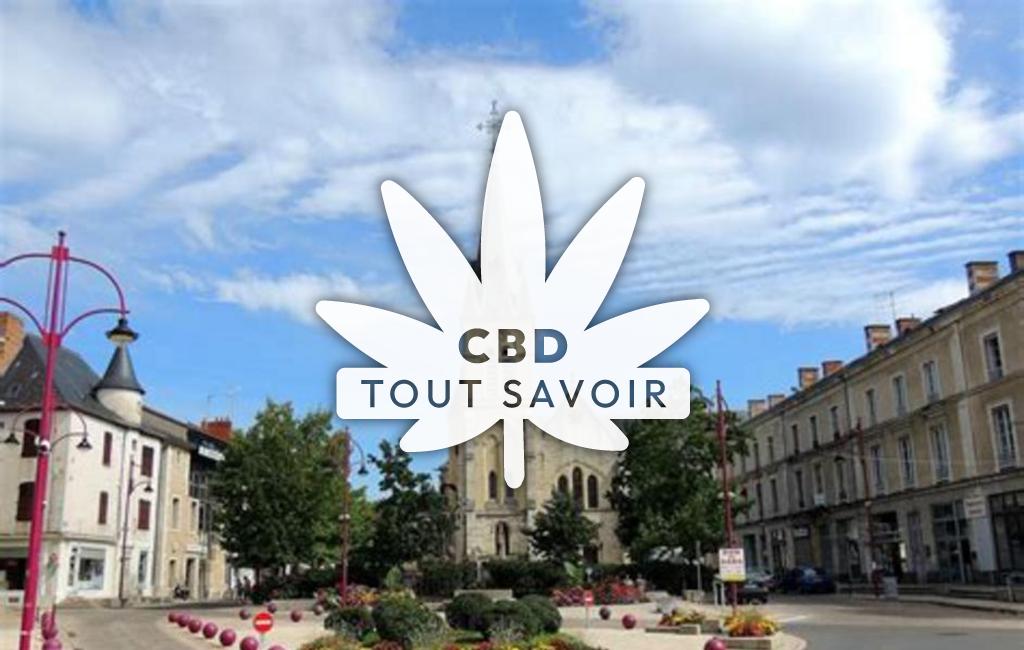 Village à Cusset avec feuille Cannabis CBD