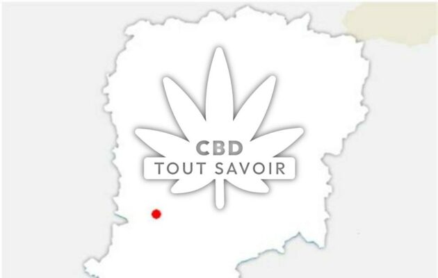 Village à Epagny avec feuille Cannabis CBD