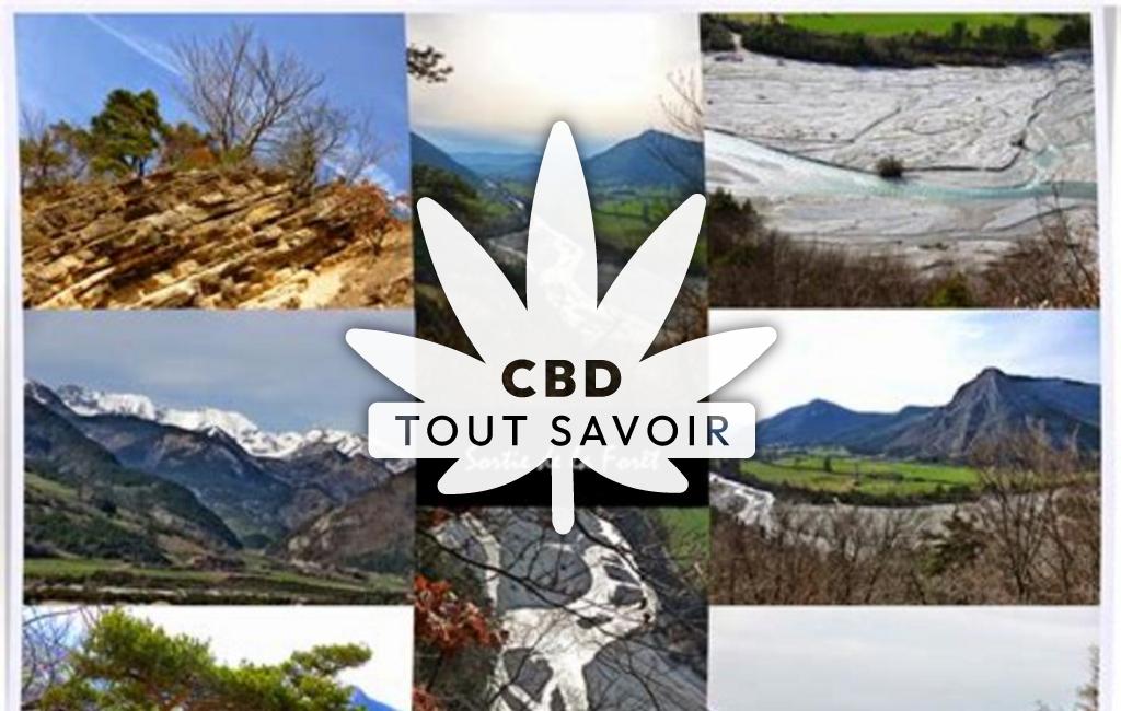 Village à Furmeyer avec feuille Cannabis CBD