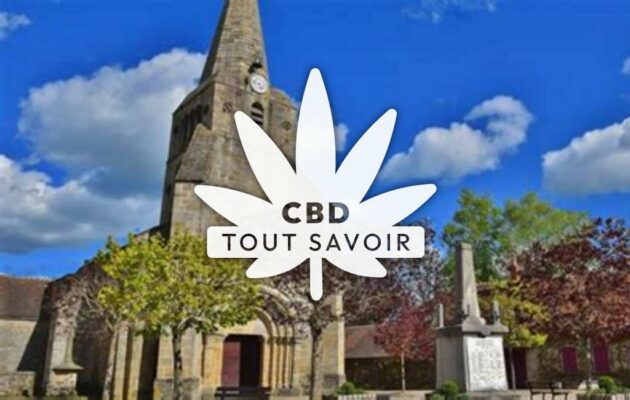 Village à Gipcy avec feuille Cannabis CBD