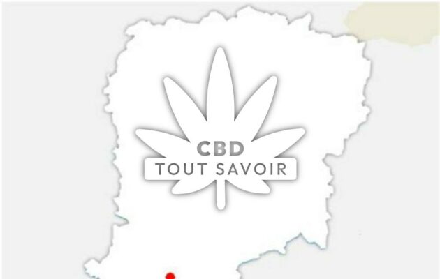 Village à Hartennes-Et-Taux avec feuille Cannabis CBD