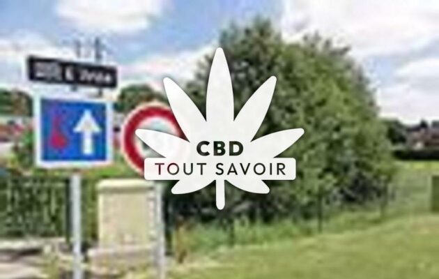 Village à Iron avec feuille Cannabis CBD