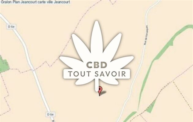 Village à Jeancourt avec feuille Cannabis CBD