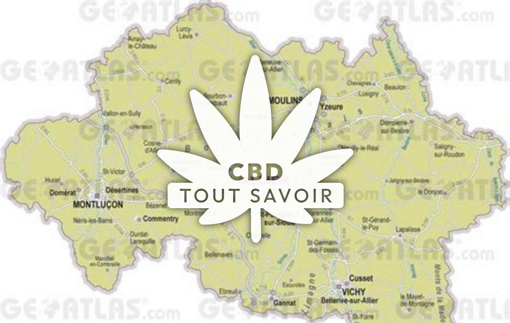 Village à La-Chapelle avec feuille Cannabis CBD