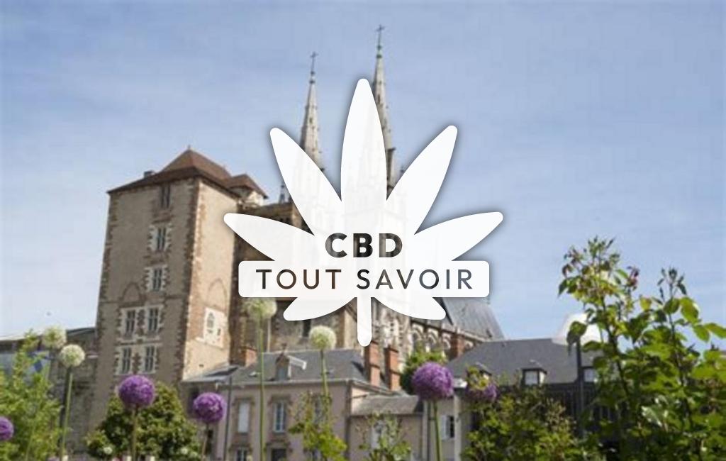 Village à Le-Pin avec feuille Cannabis CBD