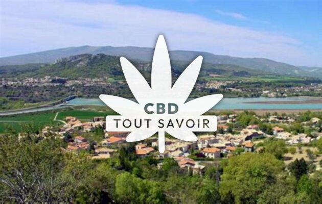 Village à L'Escale avec feuille Cannabis CBD