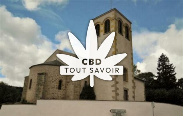 Village à Loddes avec feuille Cannabis CBD