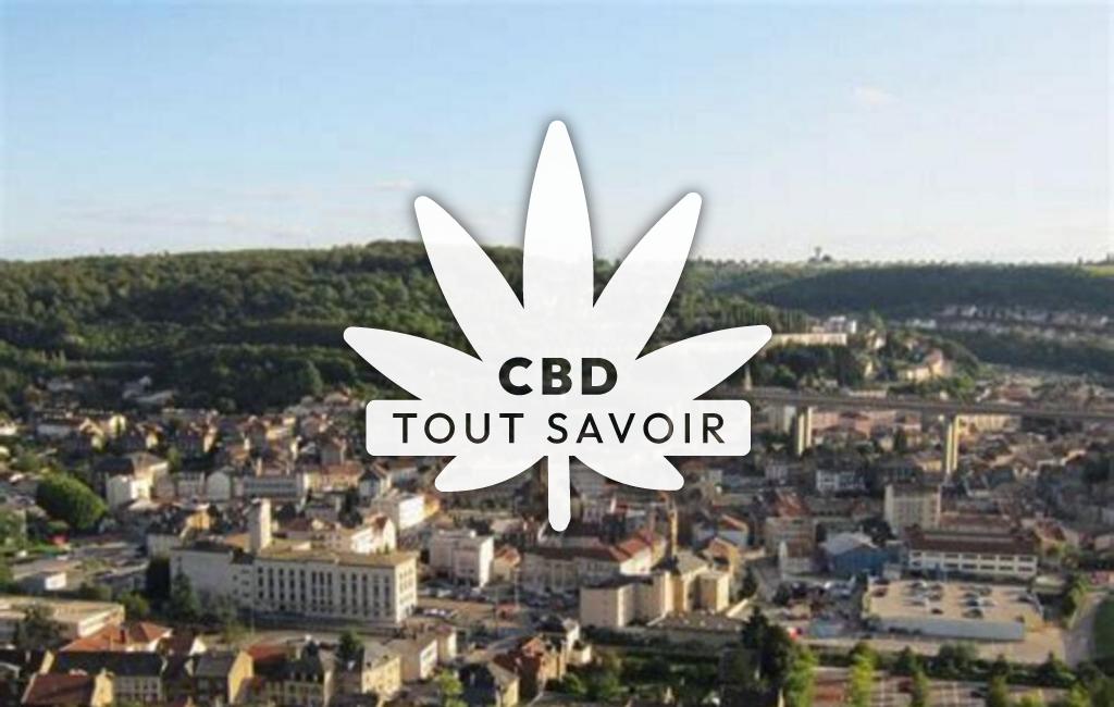 Village à Lor avec feuille Cannabis CBD