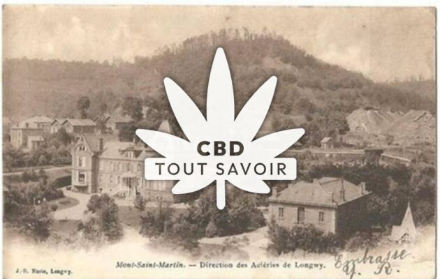 Village à Mont-Saint-Martin avec feuille Cannabis CBD