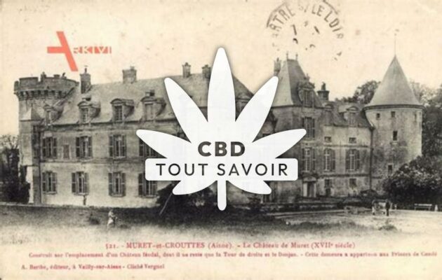 Village à Muret-Et-Crouttes avec feuille Cannabis CBD