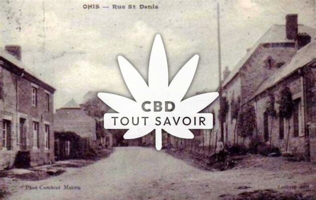 Village à Ohis avec feuille Cannabis CBD