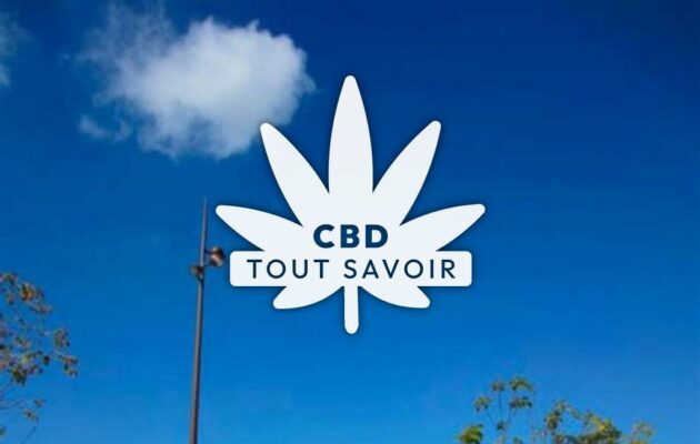 Village à Perigny avec feuille Cannabis CBD