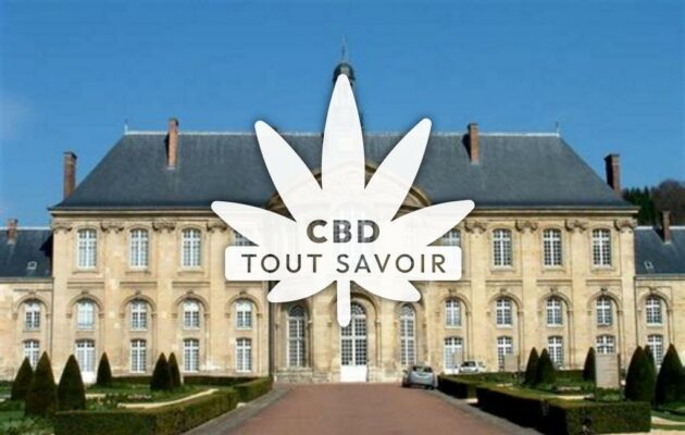 Village à Premontre avec feuille Cannabis CBD