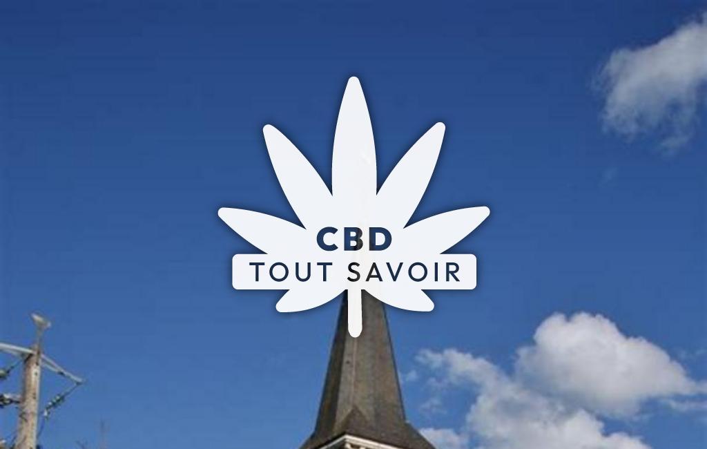 Village à Ramasse avec feuille Cannabis CBD