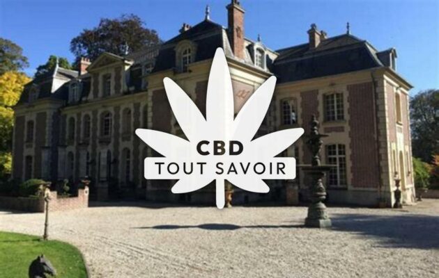 Village à Remaucourt avec feuille Cannabis CBD