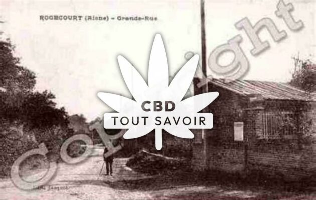 Village à Rogecourt avec feuille Cannabis CBD