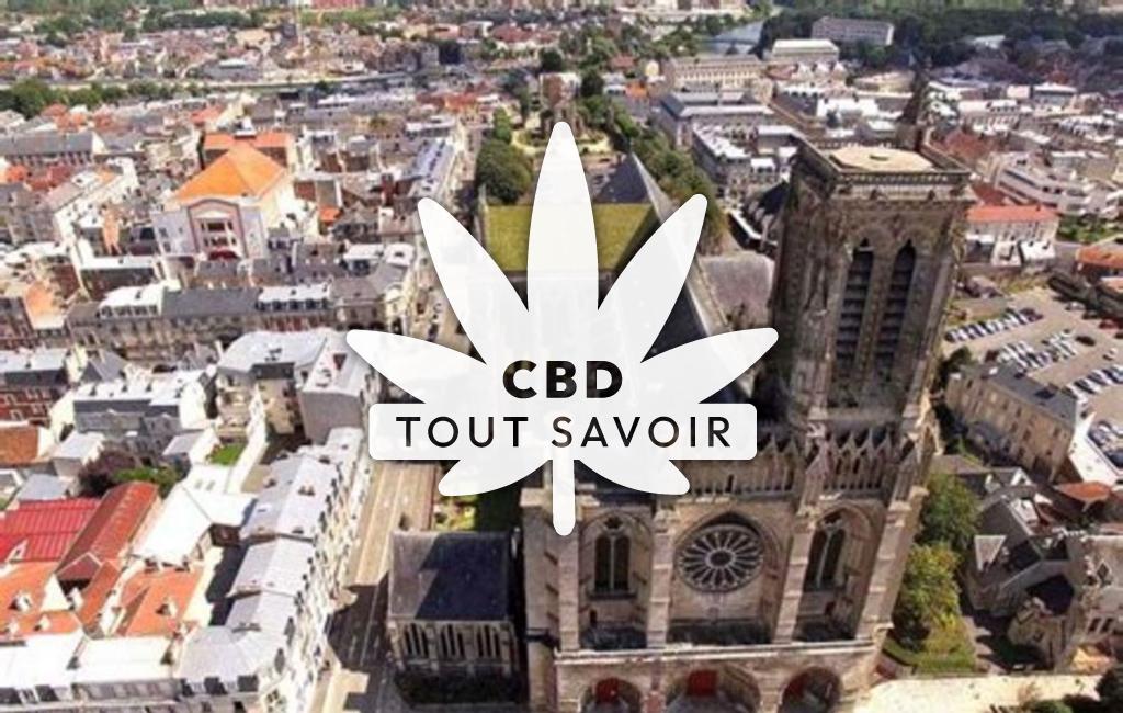 Village à Soissons avec feuille Cannabis CBD