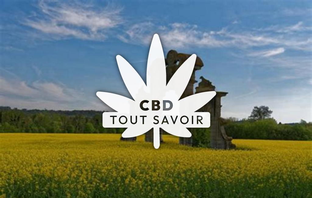 Village à Soupir avec feuille Cannabis CBD