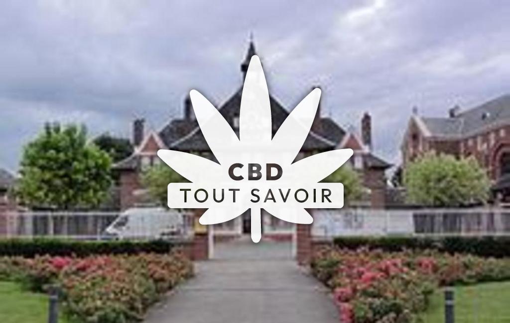 Village à Urvillers avec feuille Cannabis CBD