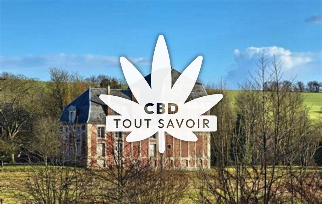 Village à Vadencourt avec feuille Cannabis CBD