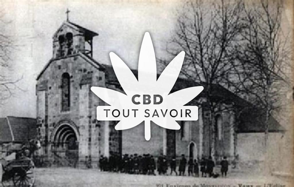 Village à Vaux avec feuille Cannabis CBD