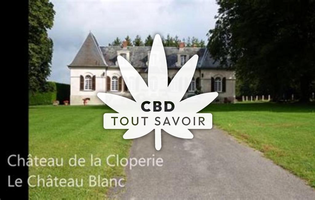 Village à Watigny avec feuille Cannabis CBD