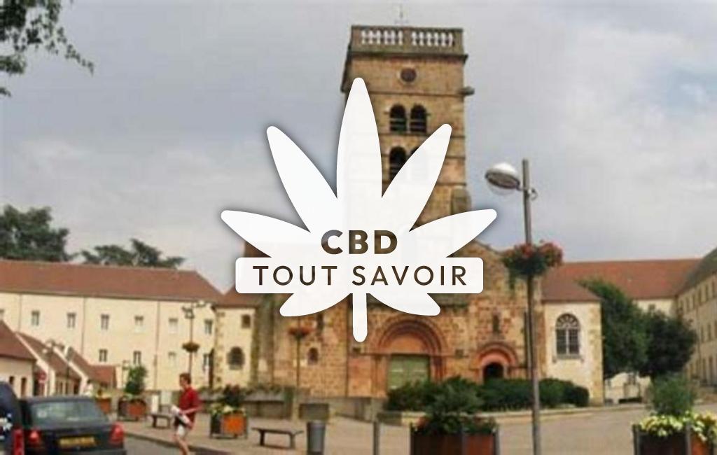 Village à Yzeure avec feuille Cannabis CBD