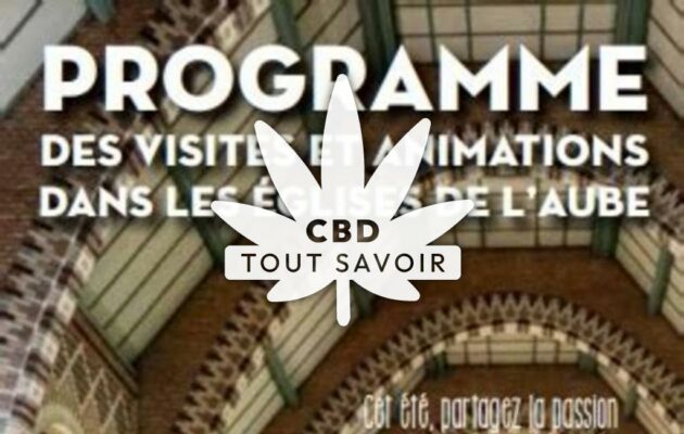 Village à Fralignes avec feuille Cannabis CBD