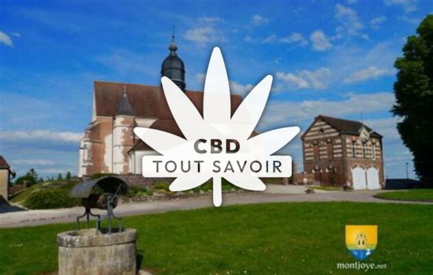 Village à Saint-Phal avec feuille Cannabis CBD