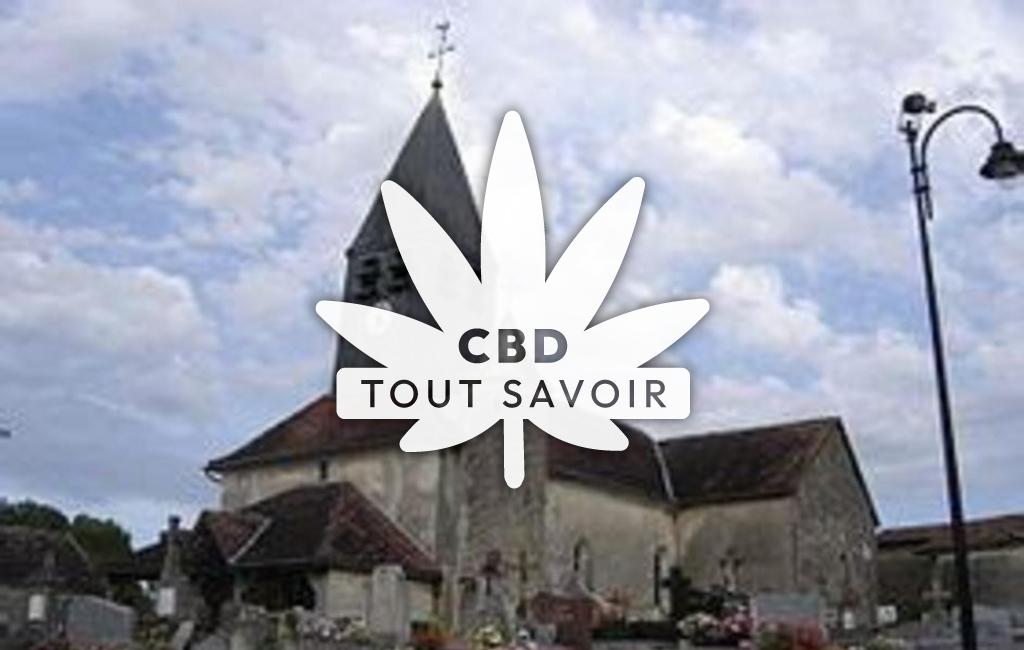 Village à Unienville avec feuille Cannabis CBD